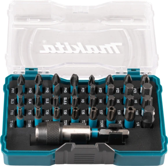 Набор бит и сверл Makita E-12441 универсал. Дл=6.35мм (33пред.) для шуруповертов