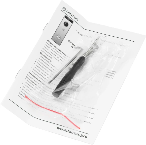 Видеопанель Tantos Triniti HD CMOS цвет панели: серебристый Видеопанель Tantos Triniti HD CMOS цвет панели: серебристый