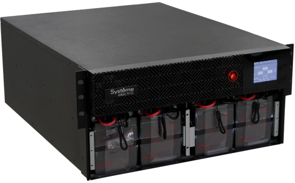 Источник бесперебойного питания Systeme Electriс SRT SRTSE6KRTXLIEC-NC 6000Вт 6000ВА черный