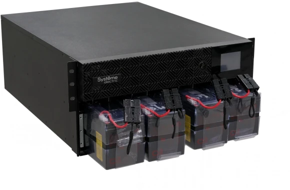 Источник бесперебойного питания Systeme Electriс SRT SRTSE6KRTXLIEC-NC 6000Вт 6000ВА черный