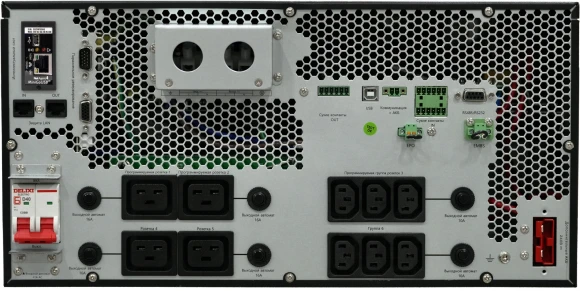 Источник бесперебойного питания Systeme Electriс SRT SRTSE6KRTXLIEC-NC 6000Вт 6000ВА черный