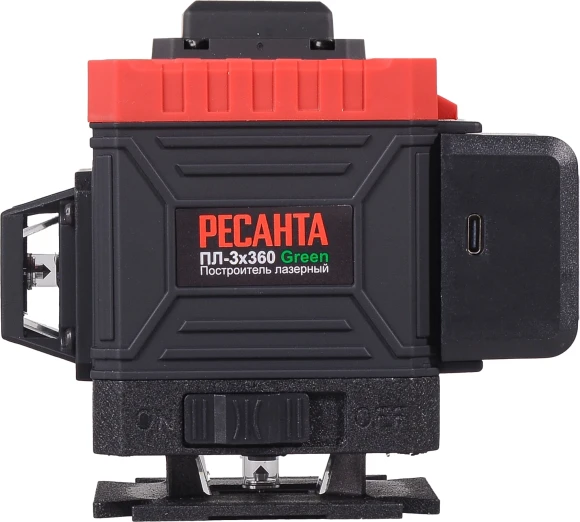 Уровень лазер. Ресанта ПЛ-3Х360ШС Green 2кл.лаз. 550нм цв.луч. зеленый 3луч. (61/10/528) Уровень лазер. Ресанта ПЛ-3Х360ШС Green 2кл.лаз. 550нм цв.луч. зеленый 3луч. (61/10/528)