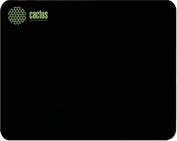 Коврик для мыши Cactus Black черный 300x250x2мм (CS-MPC-P01M)