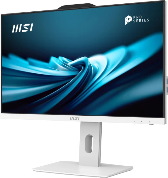 Моноблок MSI Pro AP242P 14M-663RU 23.8" Full HD i5 14400 (2.5) 16Gb SSD512Gb UHDG 730 Windows 11 Pro GbitEth WiFi BT 120W клавиатура мышь Cam белый 1920x1080