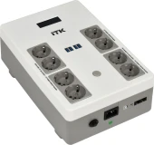 Источник бесперебойного питания ITK Electra EST8-1000VA-1-001 600Вт 1000ВА черный