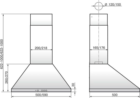 Вытяжка каминная Elikor Вента 60П-650-К3Д топленое молоко управление: кнопочное (1 мотор) Вытяжка каминная Elikor Вента 60П-650-К3Д топленое молоко управление: кнопочное (1 мотор)