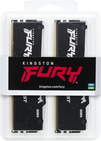 Память DDR5 2x8Gb 6000MHz Kingston KF560C36BBEAK2-16 Fury Beast RGB RTL Gaming PC5-48000 CL36 DIMM 288-pin 1.35В single rank с радиатором Ret Память DDR5 2x8Gb 6000MHz Kingston KF560C36BBEAK2-16 Fury Beast RGB RTL Gaming PC5-48000 CL36 DIMM 288-pin 1.35В single rank с радиатором Ret