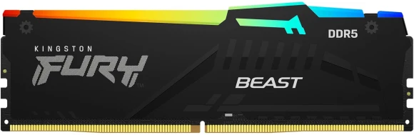Память DDR5 2x8Gb 6000MHz Kingston KF560C36BBEAK2-16 Fury Beast RGB RTL Gaming PC5-48000 CL36 DIMM 288-pin 1.35В single rank с радиатором Ret Память DDR5 2x8Gb 6000MHz Kingston KF560C36BBEAK2-16 Fury Beast RGB RTL Gaming PC5-48000 CL36 DIMM 288-pin 1.35В single rank с радиатором Ret