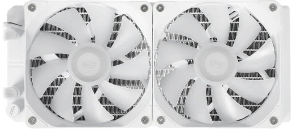Система водяного охлаждения PcCooler DA240 WH ARGB Soc-AM5/AM4/1200/1700/1851 белый 4-pin 33.8dB Al 270W Ret (DA240-WHAWXX-GL)