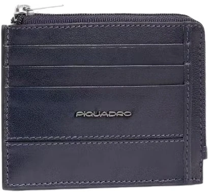 Чехол для кредитных карт Piquadro Philip PP4822W136R/BLU синий натур.кожа