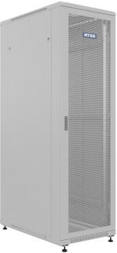 Шкаф серверный NTSS Премиум (NTSS-R42U80100PD/PDD) напольный 42U 800x1000мм пер.дв.перфор. задн.дв.перфор.2-хст. 900кг серый 910мм 122кг 1987мм IP20 сталь