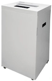 Шредер Office Kit S225 1,9х12 белый (секр.P-5) фрагменты 18лист. 35лтр. скобы пл.карты CD