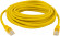 Патч-корд Buro UTP 4 пары cat.5E CCA molded 5м желтый RJ-45 (m)-RJ-45 (m)