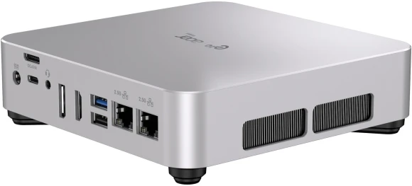 Неттоп Acer Gadget E10 ETBox1 i5 13500H (2.6) 16Gb SSD512Gb UHDG Windows 11 Pro 2x2.5GbitEth WiFi BT 120W серебристый/черный