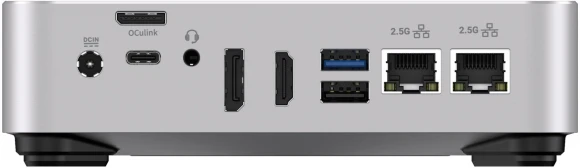 Неттоп Acer Gadget E10 ETBox1 i5 13500H (2.6) 16Gb SSD512Gb UHDG Windows 11 Pro 2x2.5GbitEth WiFi BT 120W серебристый/черный