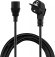 Кабель Buro BU-PCAB-1.8-16A IEC C13 Евровилка 1.8м Кабель Buro BU-PCAB-1.8-16A IEC C13 Евровилка 1.8м