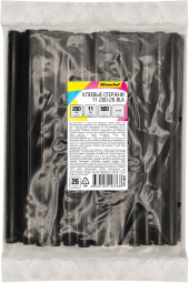 Cтержни клеев. для клеев.пист. Silwerhof 11-200-26-BLA дл.200мм D11мм черный упак:26шт Cтержни клеев. для клеев.пист. Silwerhof 11-200-26-BLA дл.200мм D11мм черный упак:26шт