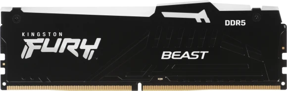 Память DDR5 32GB 5600MHz Kingston KF556C36BBEA-32 Fury Beast Expo RGB RTL Gaming PC5-44800 CL36 DIMM 288-pin 1.25В kit single rank с радиатором Ret