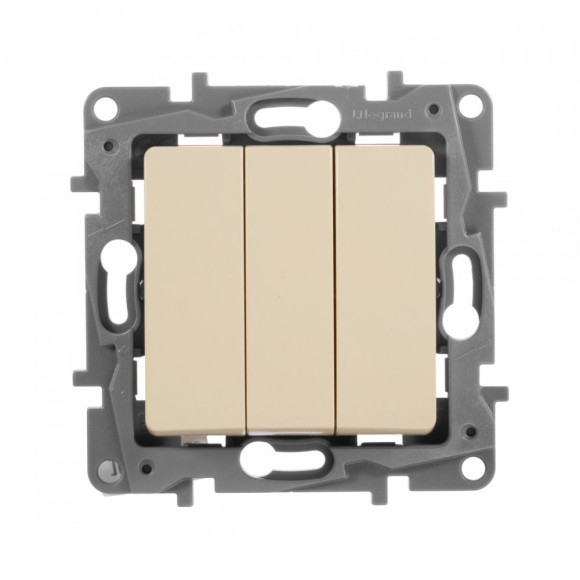 Выключатель Legrand Quteo откр. 1кл. IP20 слоновая кость (782230)