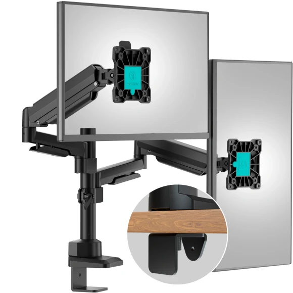 Кронштейн для мониторов Onkron G140 черный 13"-32" макс.16кг настольный поворот и наклон верт.перемещ.