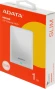 Жесткий диск A-Data USB3.1 1TB AHV620S-1TU31-CWH HV620S 2.5" белый