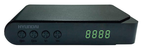 Ресивер DVB-T2 Hyundai H-DVB200 черный Ресивер DVB-T2 Hyundai H-DVB200 черный