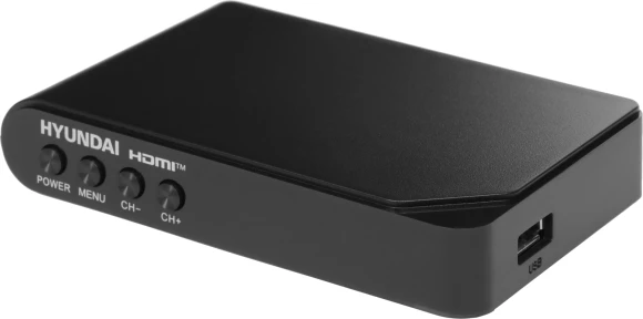 Ресивер DVB-T2 Hyundai H-DVB200 черный Ресивер DVB-T2 Hyundai H-DVB200 черный