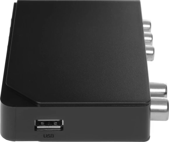 Ресивер DVB-T2 Hyundai H-DVB200 черный Ресивер DVB-T2 Hyundai H-DVB200 черный