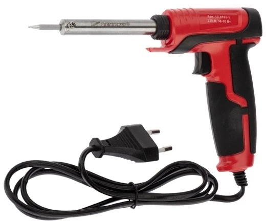 Паяльник Rexant 12-0161-1 импульсный 70Вт макс.t=450 Паяльник Rexant 12-0161-1 импульсный 70Вт макс.t=450