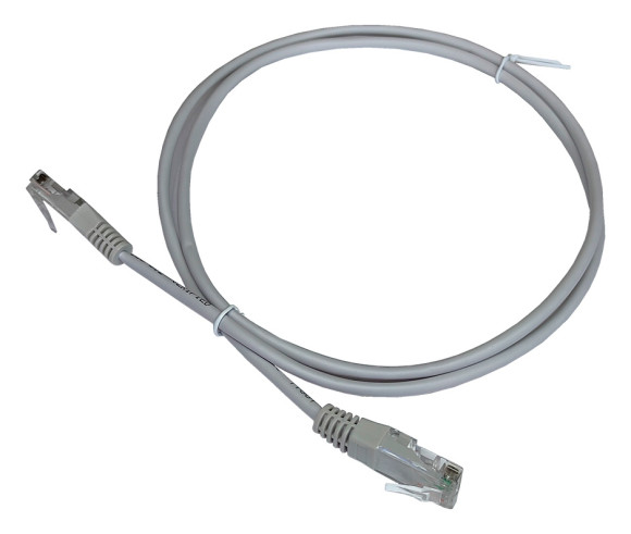 Патч-корд Lanmaster TWT2-45-45-1.0-GY вилка RJ-45-вилка RJ-45 кат.5е 1м серый ПВХ (уп.:1шт)
