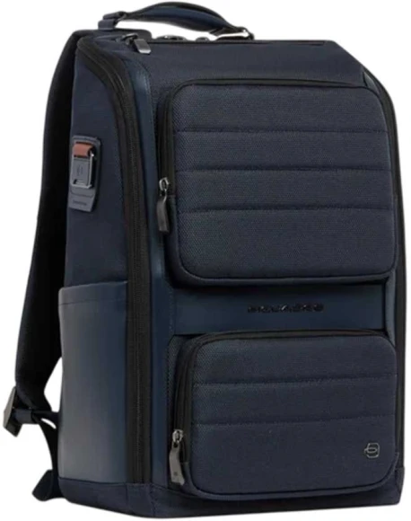 Рюкзак мужской Piquadro Oberon CA7279W150/BLU синий нейлон/натур.кожа Рюкзак мужской Piquadro Oberon CA7279W150/BLU синий нейлон/натур.кожа