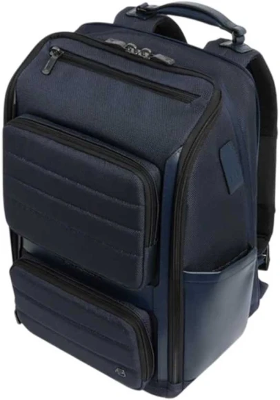 Рюкзак мужской Piquadro Oberon CA7279W150/BLU синий нейлон/натур.кожа Рюкзак мужской Piquadro Oberon CA7279W150/BLU синий нейлон/натур.кожа