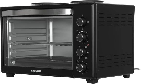Мини-печь Hyundai MIO-HY099 45л. 1600Вт черный Мини-печь Hyundai MIO-HY099 45л. 1600Вт черный