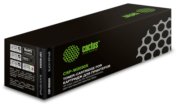 Картридж лазерный Cactus CSP-W2030X 415X черный (7500стр.) для HP LJ M454/MFP M479
