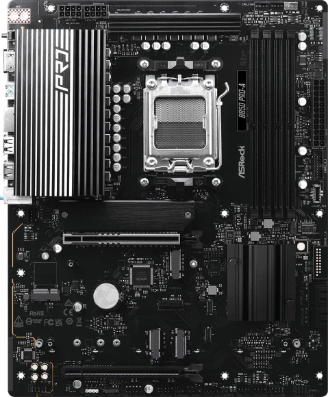 Материнская плата Asrock B850 PRO-A Socket AM5 AMD B850 4xDDR5 ATX AC`97 8ch(7.1) 2.5Gg RAID+HDMI Материнская плата Asrock B850 PRO-A Socket AM5 AMD B850 4xDDR5 ATX AC`97 8ch(7.1) 2.5Gg RAID+HDMI