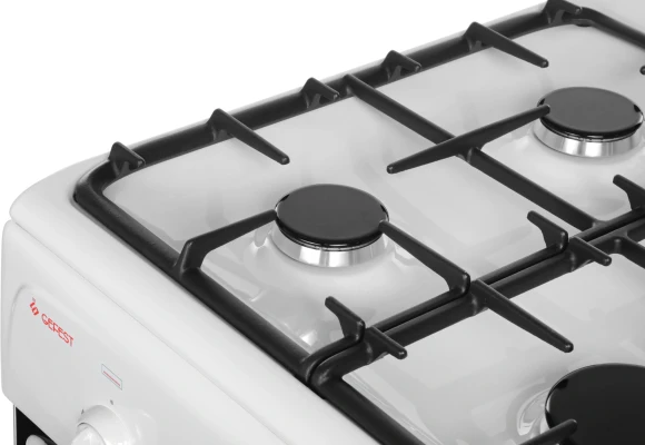 Плита Газовая Gefest CG 50М02 К73 белый (без крышки) реш.чугун Плита Газовая Gefest CG 50М02 К73 белый (без крышки) реш.чугун