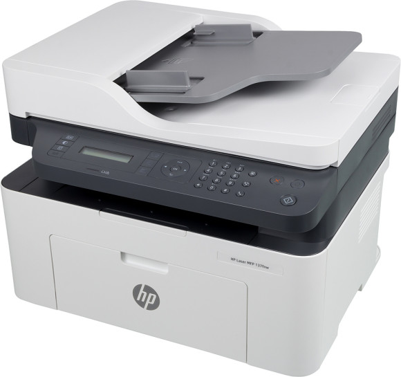 МФУ лазерный HP Laser 137fnw (4ZB84A) A4 WiFi белый