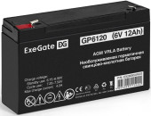 Батарея для ИБП Exegate EX282954 6В 12Ач Батарея для ИБП Exegate EX282954 6В 12Ач