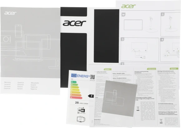 Монитор Acer 27" SH272UG0bmiiphx черный IPS LED 16:9 HDMI M/M матовая HAS Piv 250cd 178гр/178гр 2560x1440 120Hz FreeSync DP 2K 4.71кг