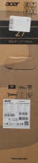 Монитор Acer 27" SH272UG0bmiiphx черный IPS LED 16:9 HDMI M/M матовая HAS Piv 250cd 178гр/178гр 2560x1440 120Hz FreeSync DP 2K 4.71кг