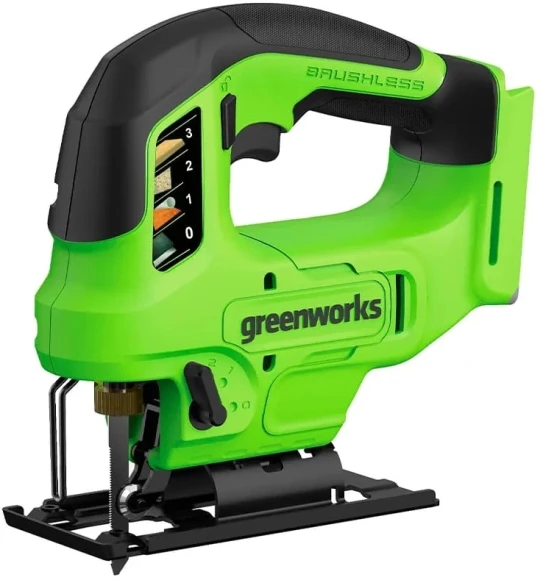 Углошлифовальная машина Greenworks GD24UCS 20000об/мин рез.шпин.:M6 d=76мм (3402007)