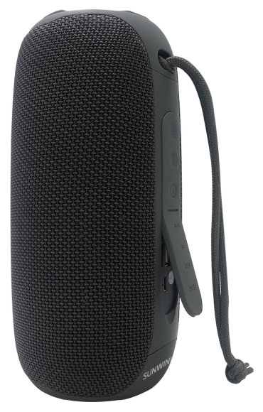 Колонка порт. SunWind SW-PS106 черный 10W 1.0 BT/3.5Jack/USB 10м 2400mAh