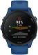 Смарт-часы Garmin Forerunner 255 33мм 1.3" корп.черный силикон рем.синий (010-02641-11)