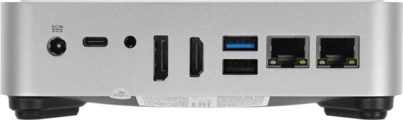 ПК Мини Chuwi AuBox Core i9 13900HK (2.6) 16Gb SSD512Gb Iris Xe Windows 11 Pro 2x2.5GbitEth WiFi BT 120W серебристый/черный