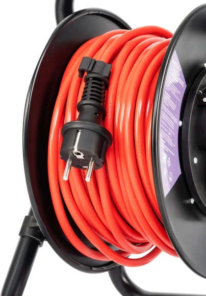 Сетевой удлинитель Buro BU-PSR4.50/G-16 50м (4 розетки) оранжевый (коробка)