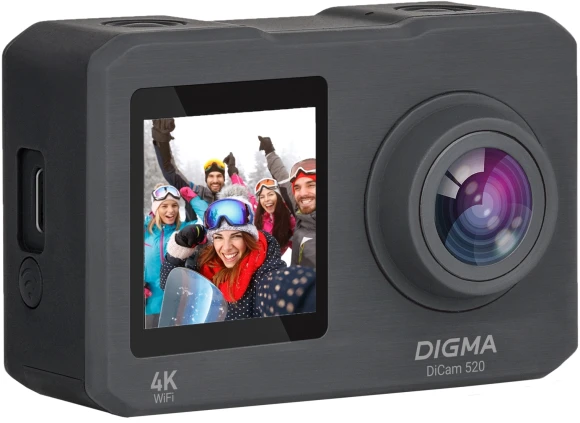 Экшн-камера Digma DiCam 520 серый Экшн-камера Digma DiCam 520 серый