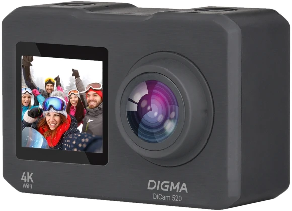 Экшн-камера Digma DiCam 520 серый Экшн-камера Digma DiCam 520 серый