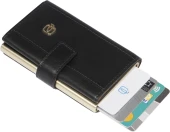 Чехол для кредитных карт Piquadro Circle PP5649W92R/N черный натур.кожа Чехол для кредитных карт Piquadro Circle PP5649W92R/N черный натур.кожа