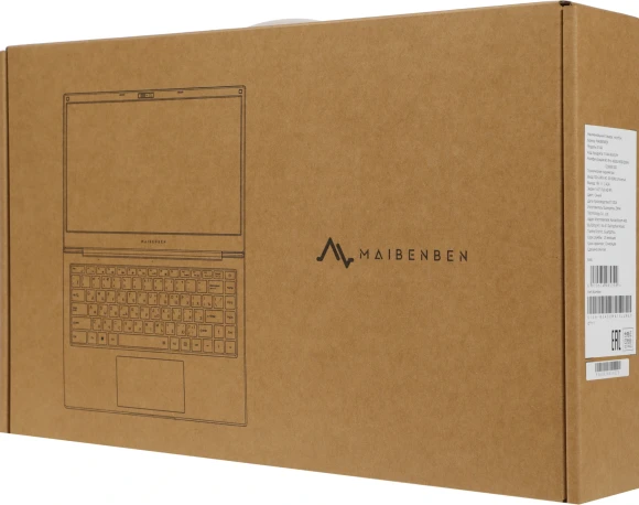 Ноутбук Maibenben S14A-R545UM Ryzen 5 Pro 4650U 8Gb SSD256Gb AMD Radeon Graphics 14" IPS FHD (1920x1080) Linux dk.blue WiFi BT Cam 5000mAh (S14A-R545UMA1SLURE0)