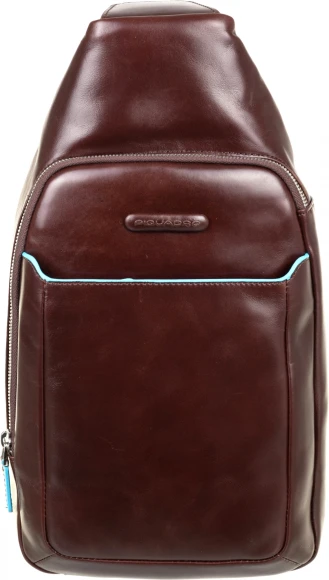 Рюкзак слинг мужской Piquadro Blue Square CA4827B2/MO коричневый кожа Рюкзак слинг мужской Piquadro Blue Square CA4827B2/MO коричневый кожа